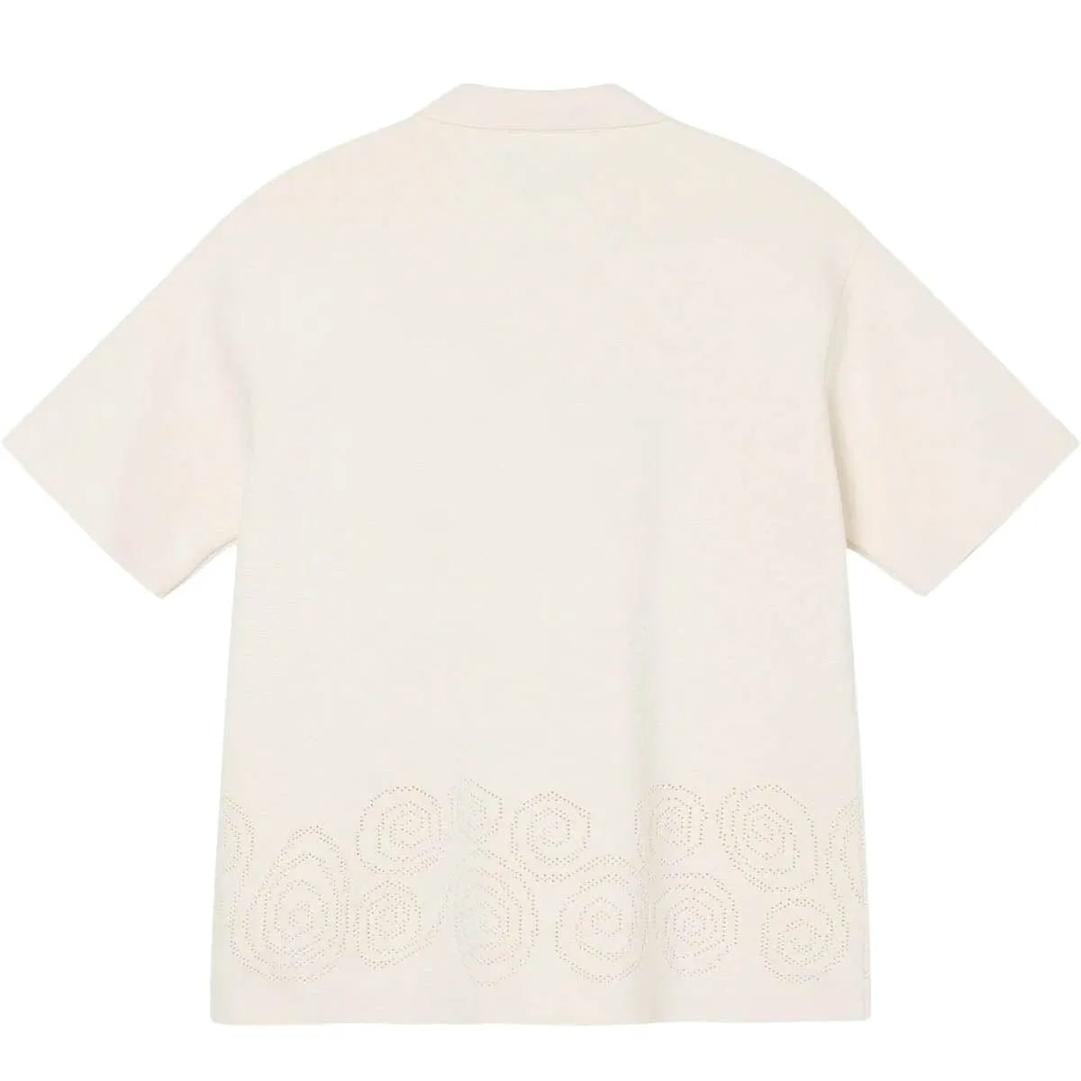 PERFORATED SWIRL KNIT SHIRT