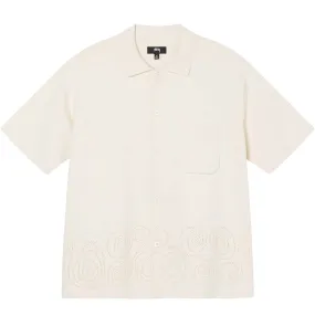 PERFORATED SWIRL KNIT SHIRT