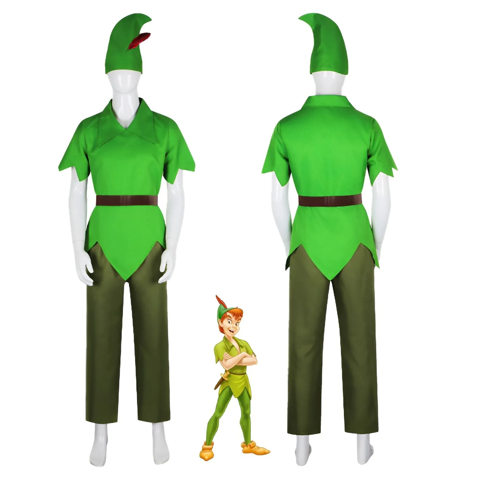Peter Pan Cosplay Costume Set