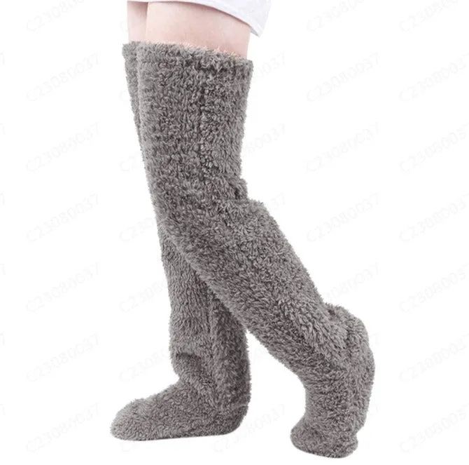 Plush Warm Over Knee Leg Warmers