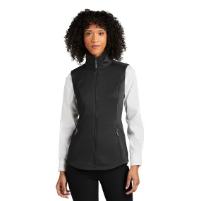 Port Authority® Women's Collective Smooth Fleece Vest - Deep Black