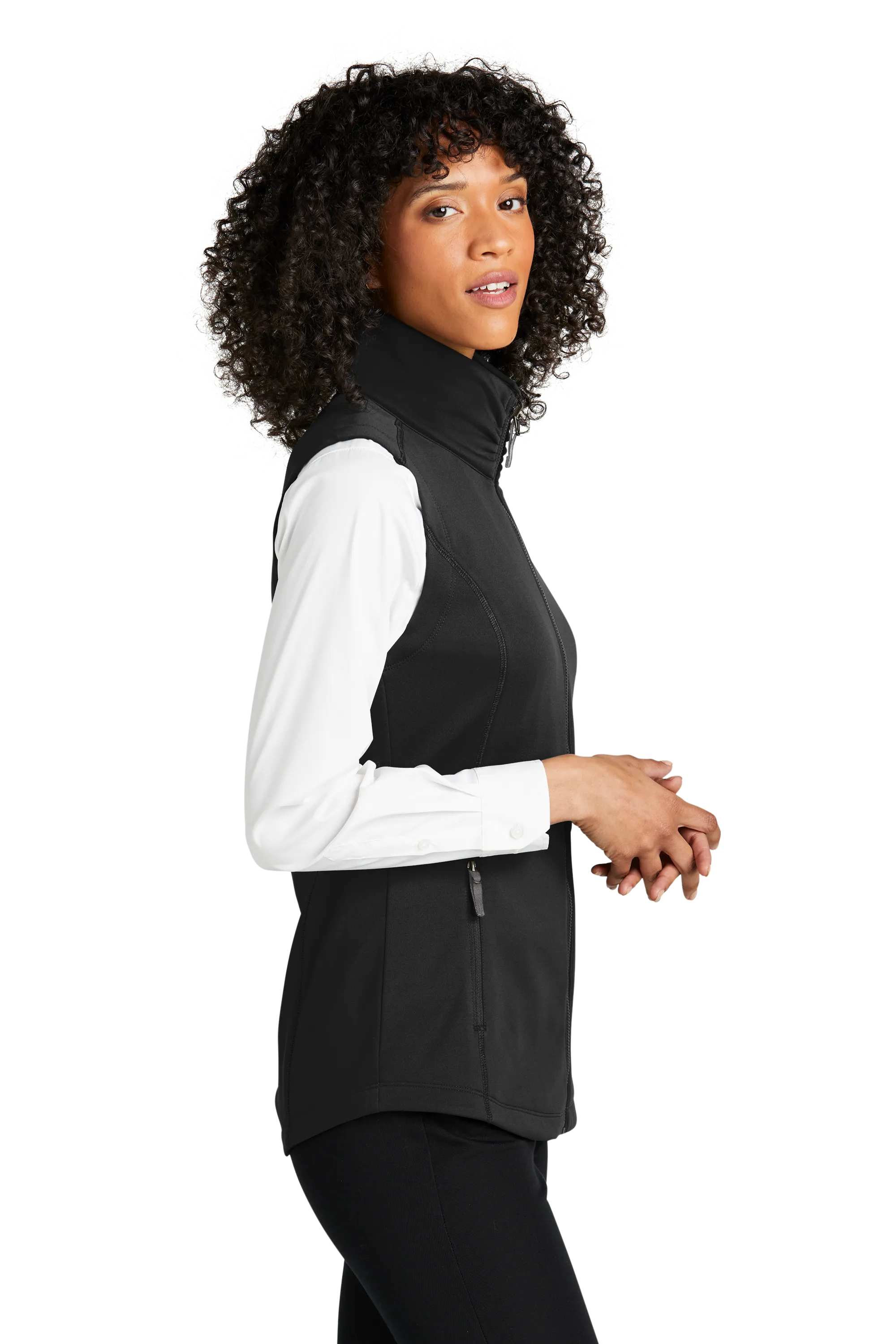 Port Authority® Women's Collective Smooth Fleece Vest - Deep Black