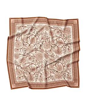 Ramble Silk Twill Scarf - Sandstone