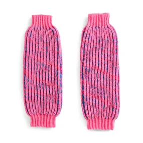 Red Heart Brioche Knit Leg Warmers