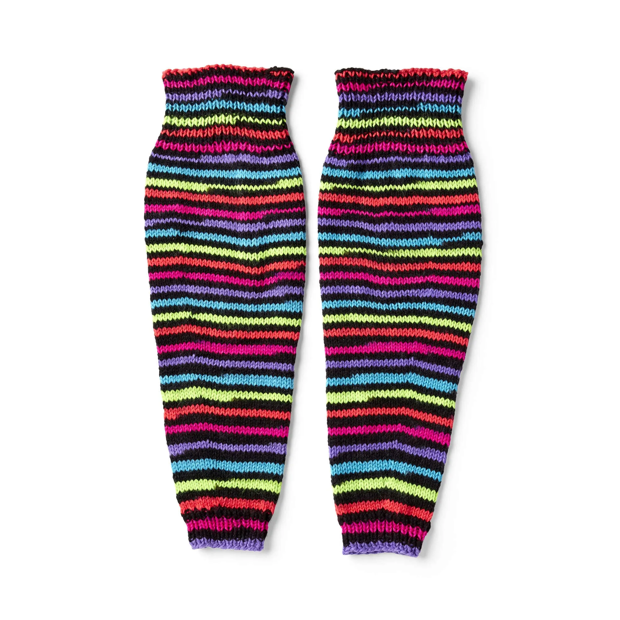 Red Heart Thigh High Knit Leg Warmers