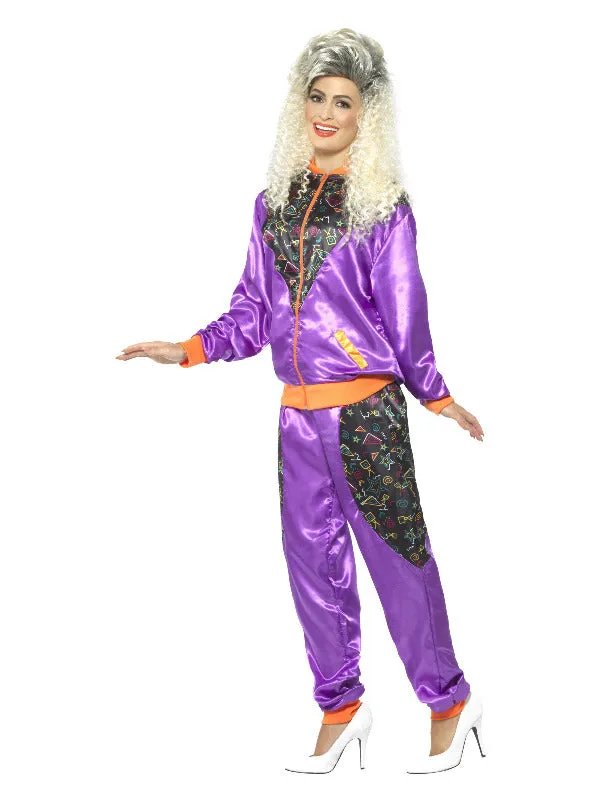 Retro Shell Suit Costume, Ladies