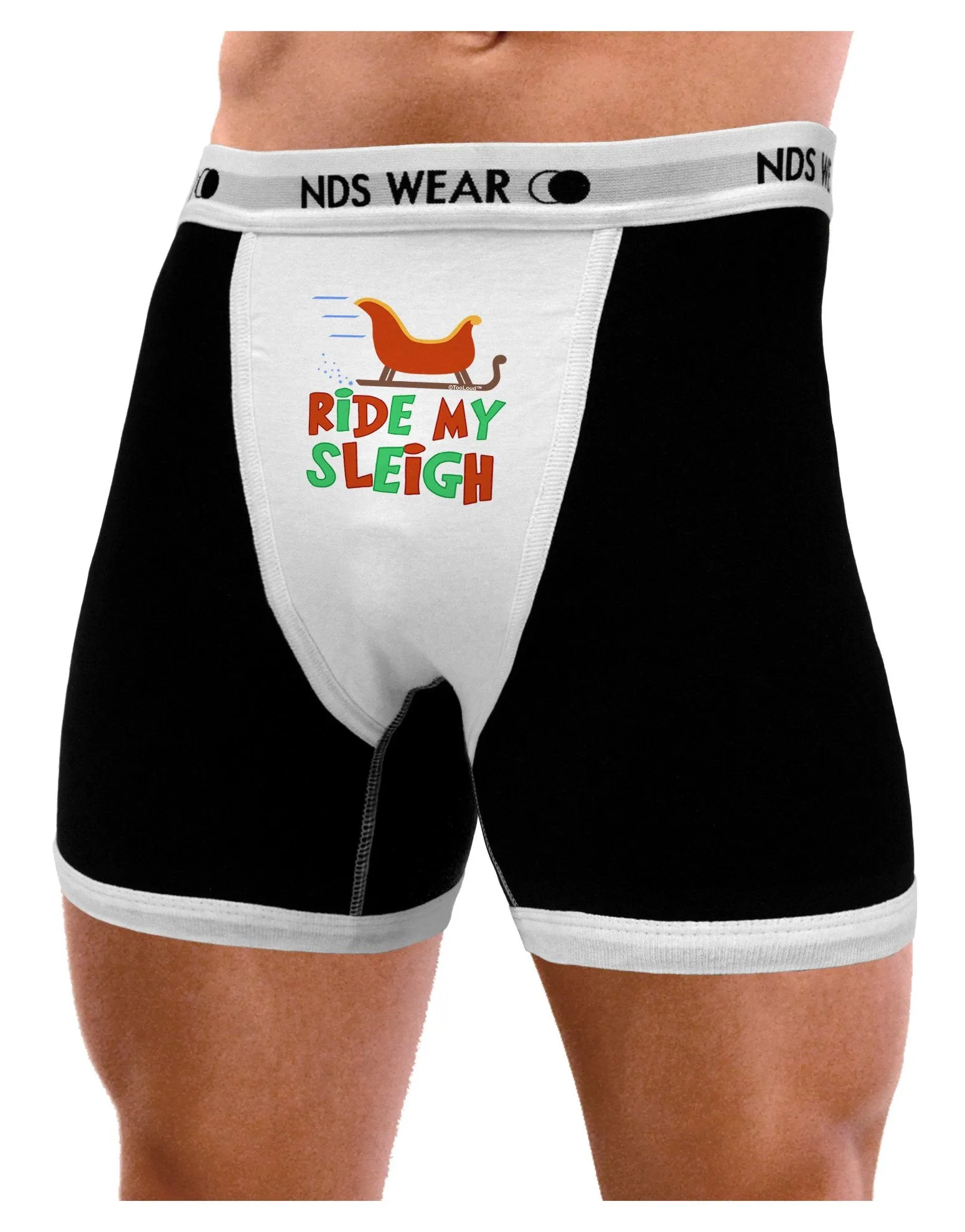 Ride My Sleigh Color Mens Boxer Brief Underwear