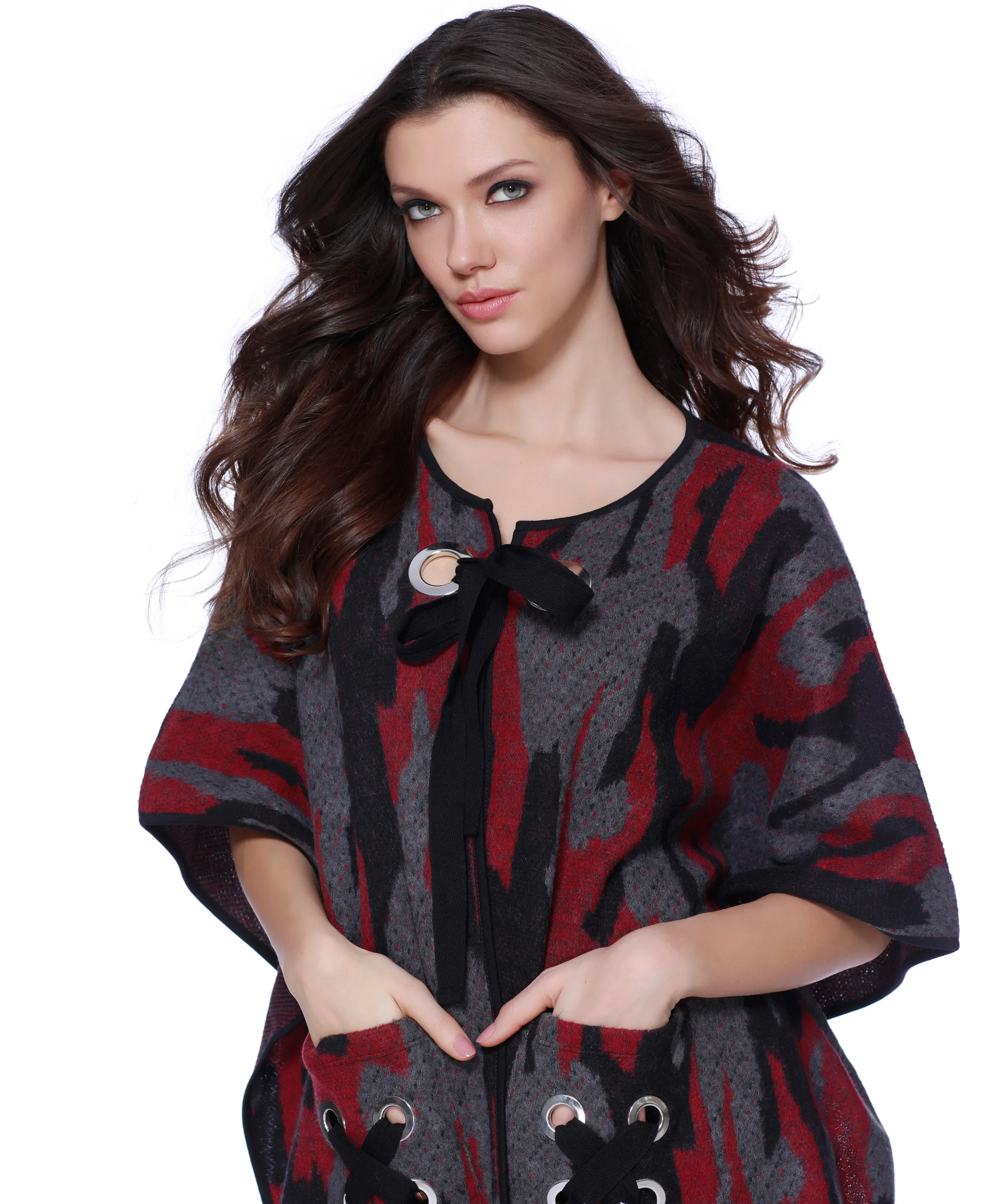 Ryder Lace Up Poncho