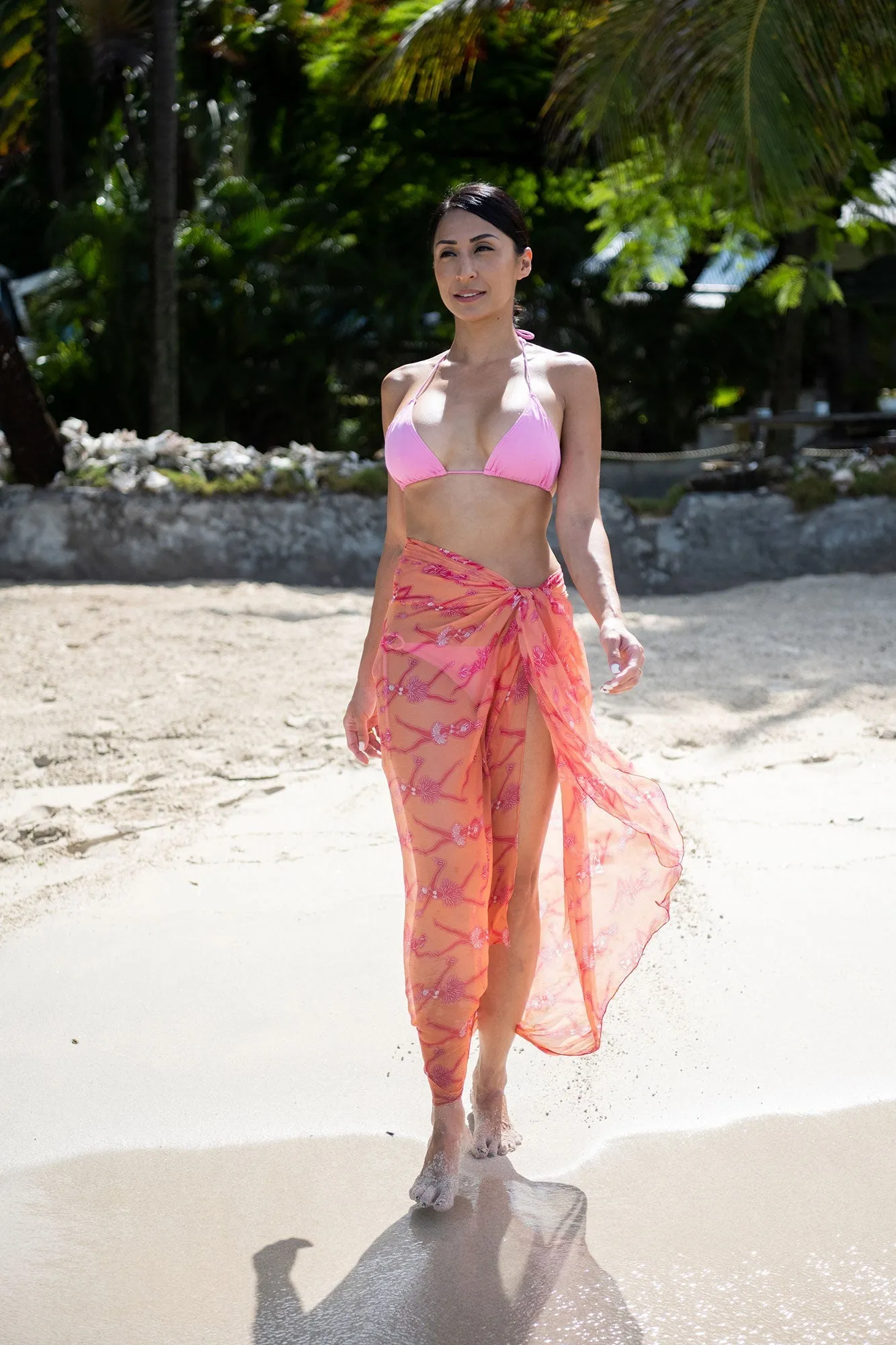 Silk Chiffon Sarong FRUIT PUNCH