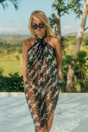 Silk Chiffon Sarong FRUIT PUNCH