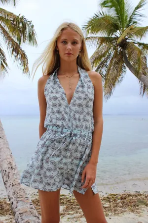 Silk Short Halter Dress BICYCLE