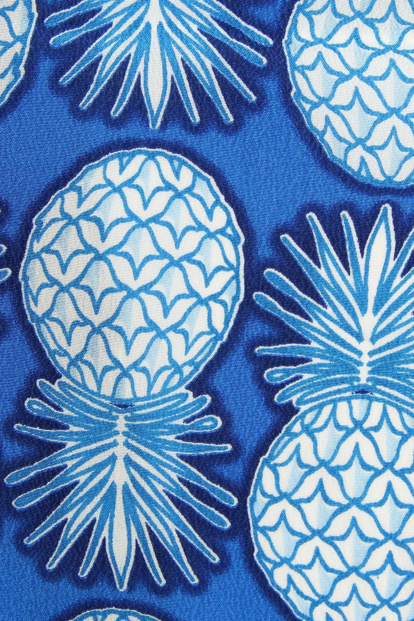 Silk Short Halter Dress PINEAPPLE