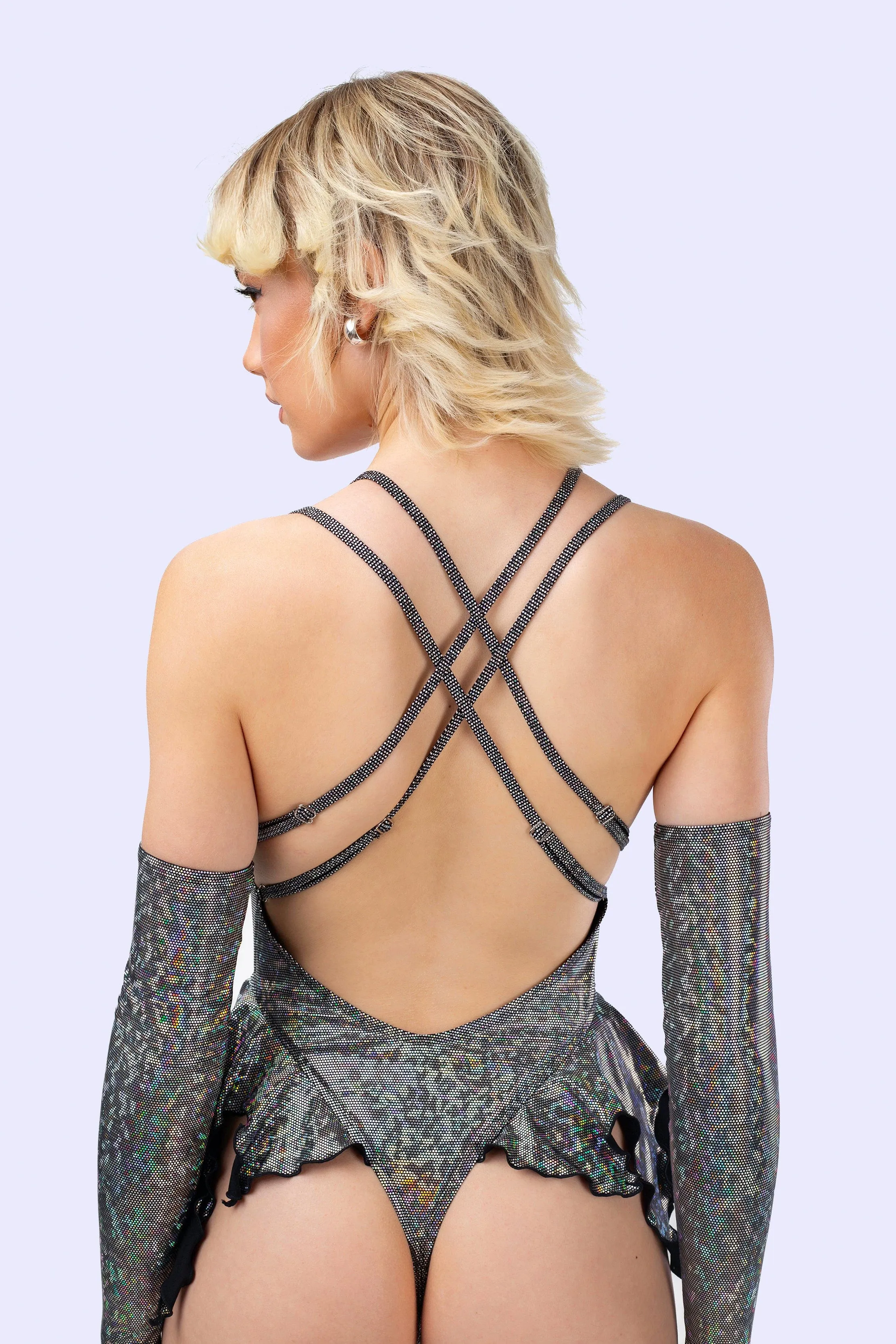 Silvermist Ruffled Bodysuit