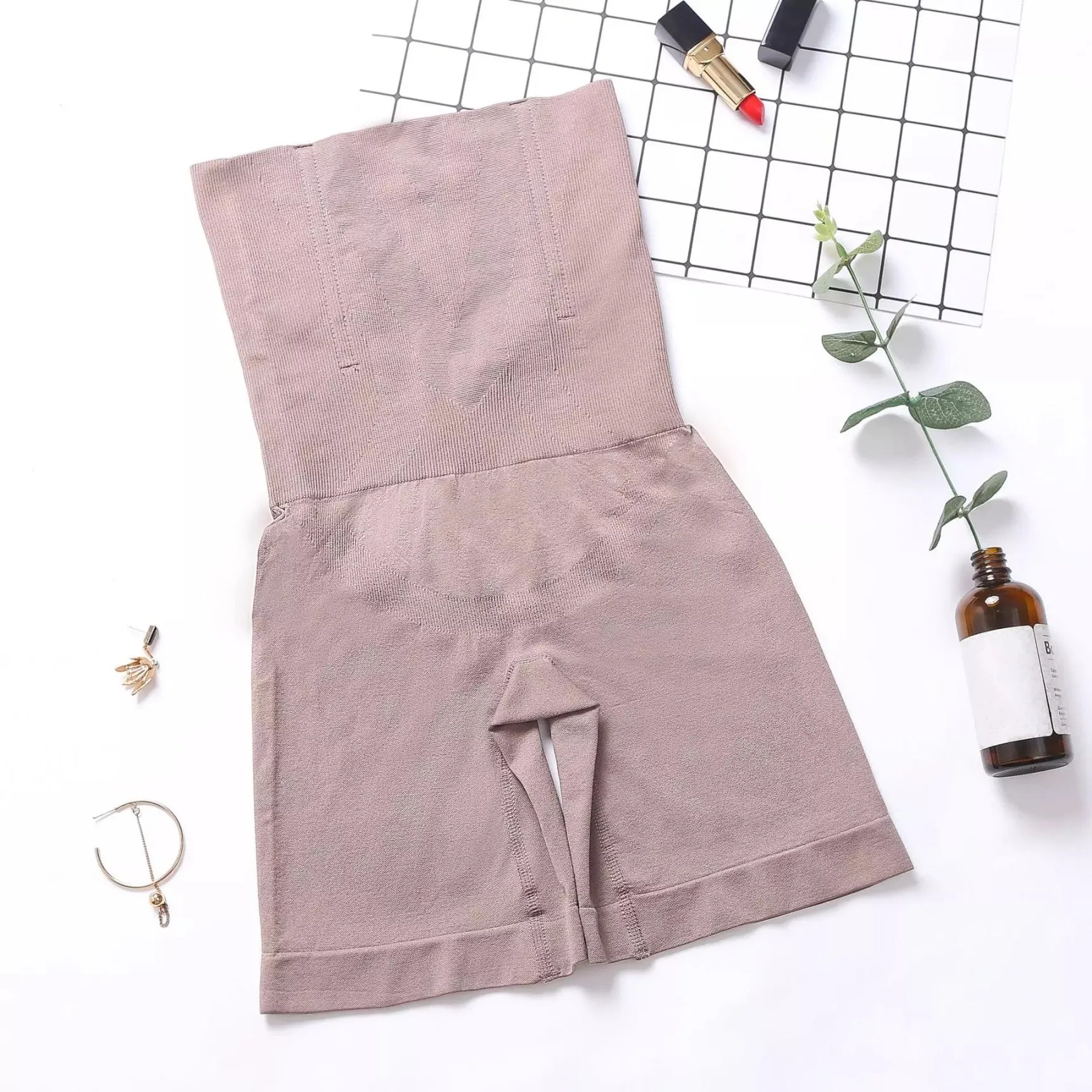 Slimming tummy control contour seamless shapewear pants