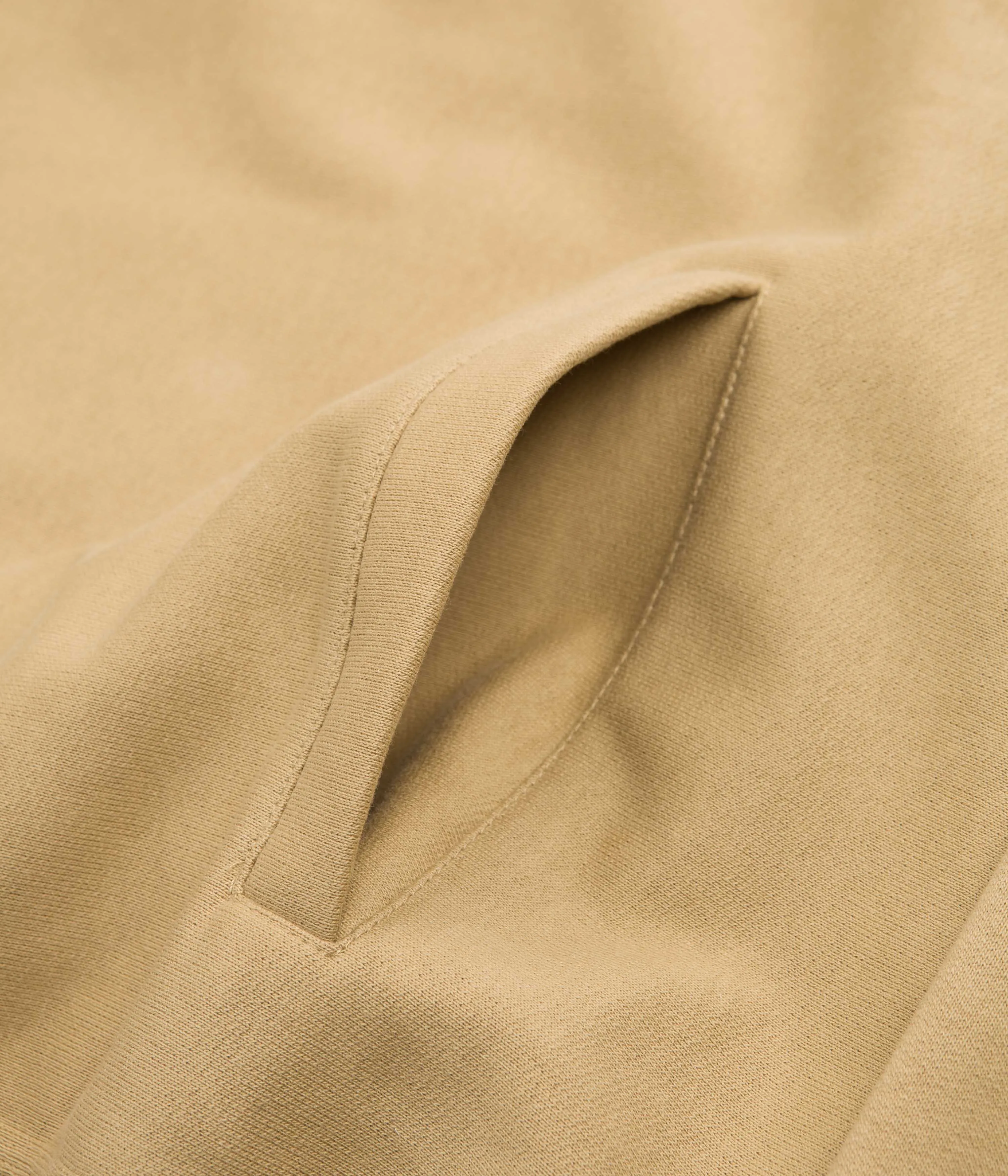 Stussy Stock Logo Mockneck Sweatshirt - Tan