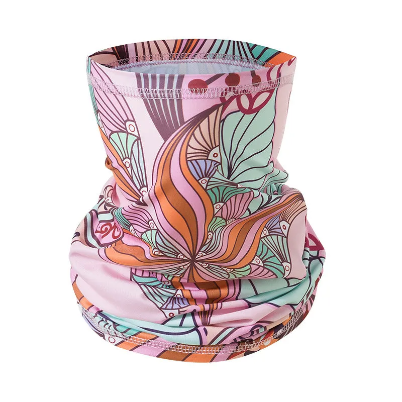 Sunscreen scarf ice silk scarf  for outdoor cycling