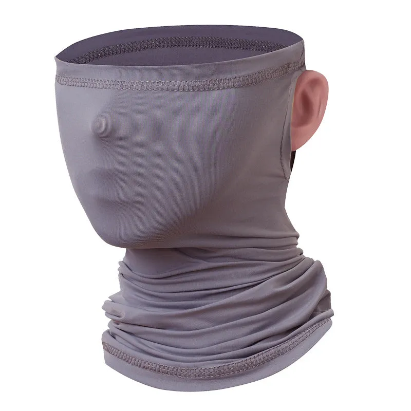 Sunscreen scarf ice silk scarf  for outdoor cycling