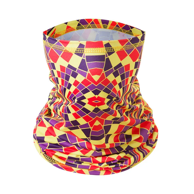 Sunscreen scarf ice silk scarf  for outdoor cycling