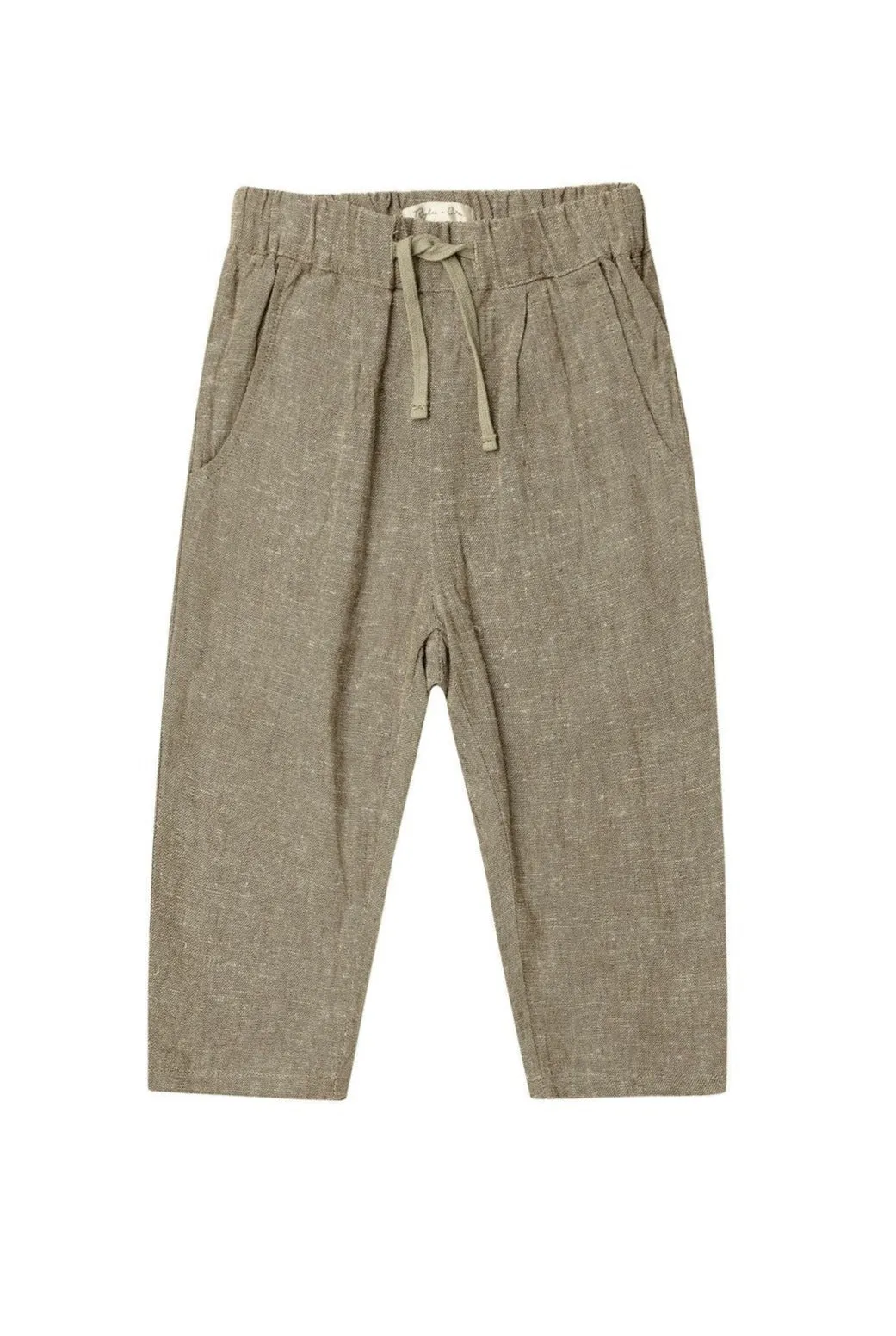 The Ethan Trouser by Rylee & Cru - Olive - BABY