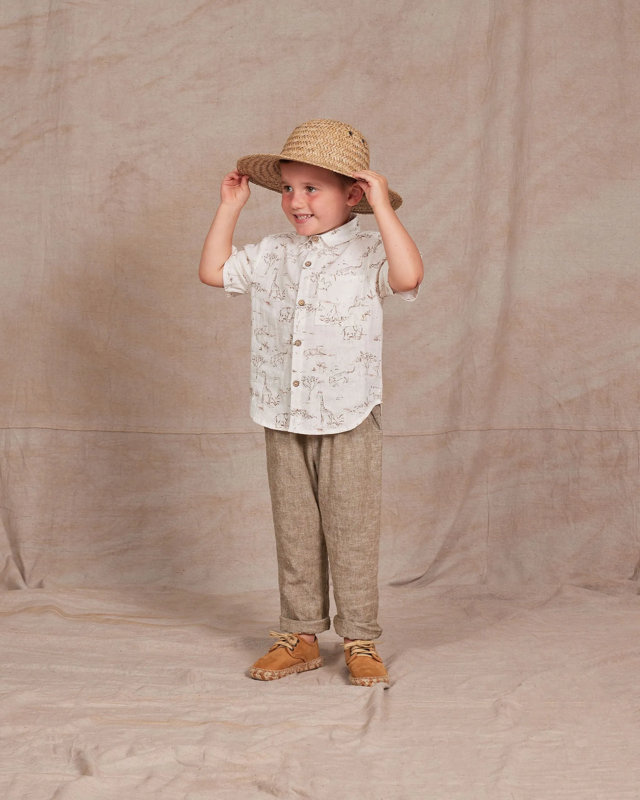 The Ethan Trouser by Rylee & Cru - Olive - BABY