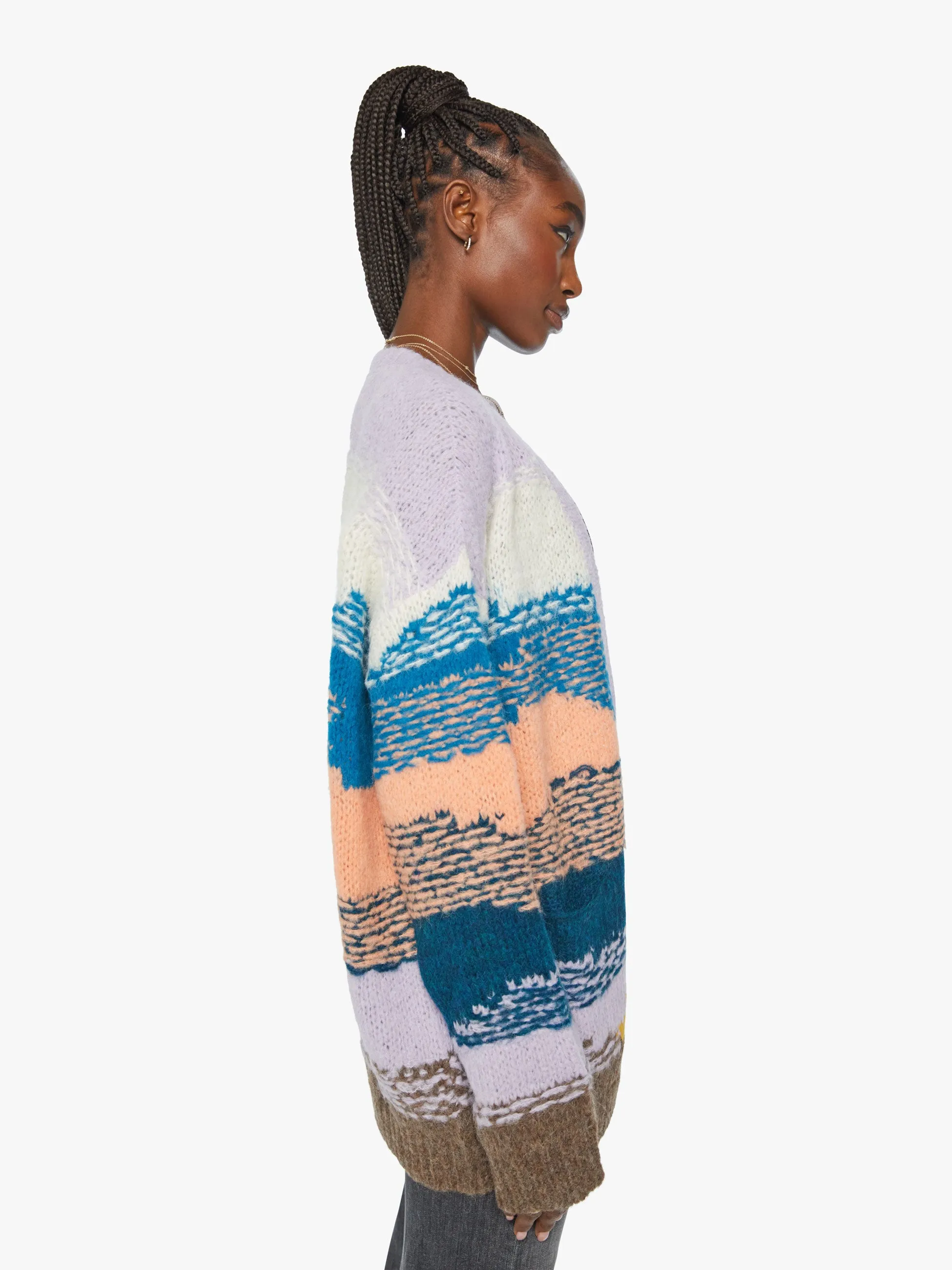 The Long Drop Cardigan - Mountain High