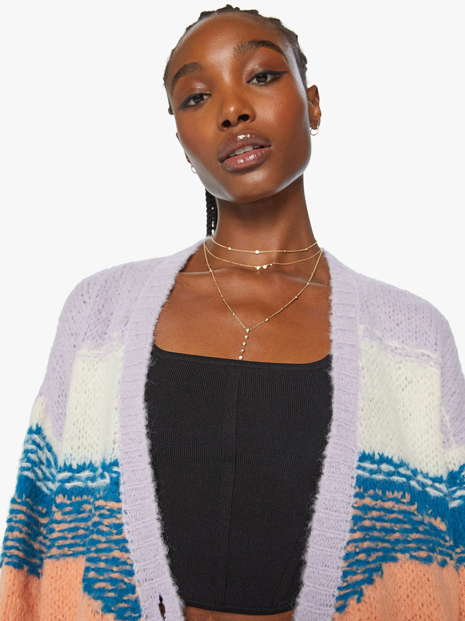 The Long Drop Cardigan - Mountain High