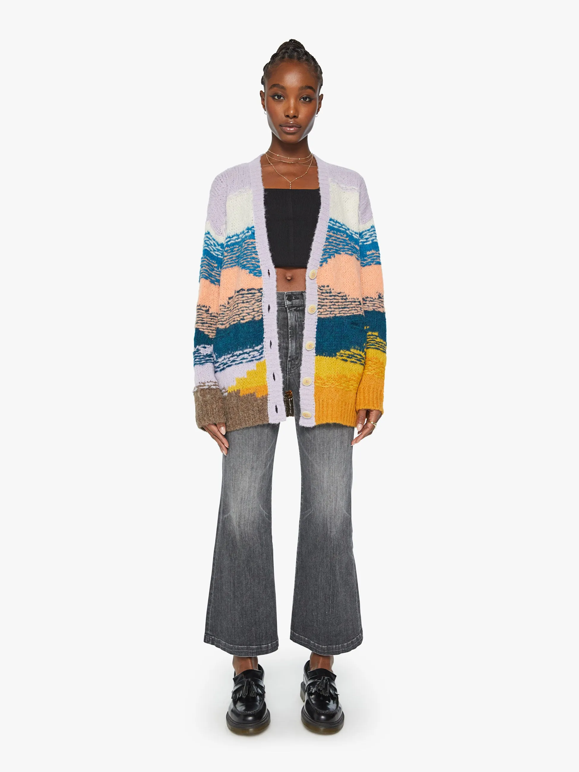 The Long Drop Cardigan - Mountain High