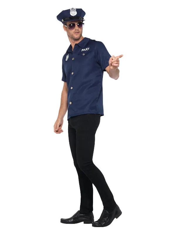 US Cop Halloween Costume, Navy