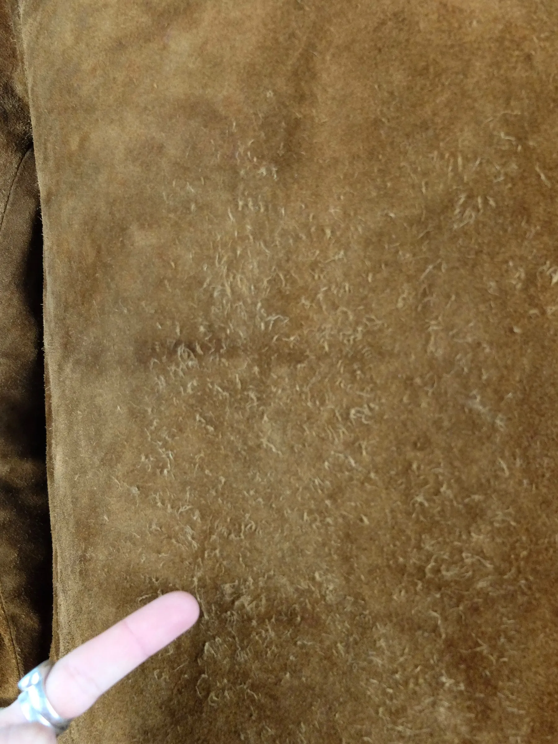 Vintage 70s Hippie Bohemian Penny Lane Brown Rust Orange & Cream Shearling Sheepskin Winter Coat