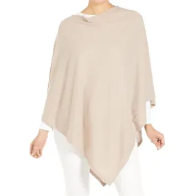 Women's Coco   Carmen Lightweight Brushed Poncho Taupe