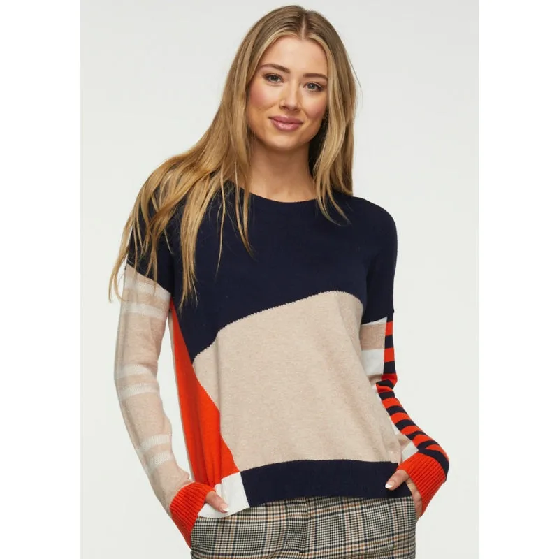 Women's Eclectic Intarsia Sweater