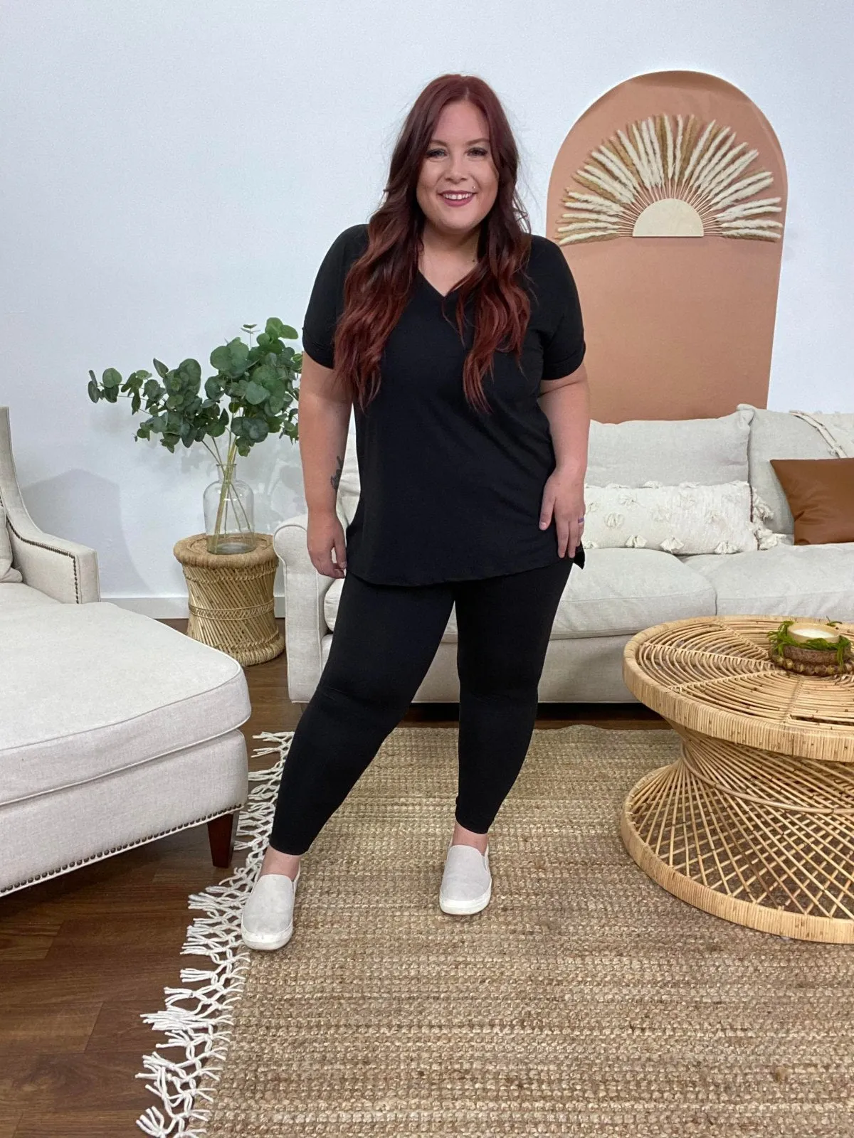 Zenana Brushed DTY Microfiber Loungewear Set